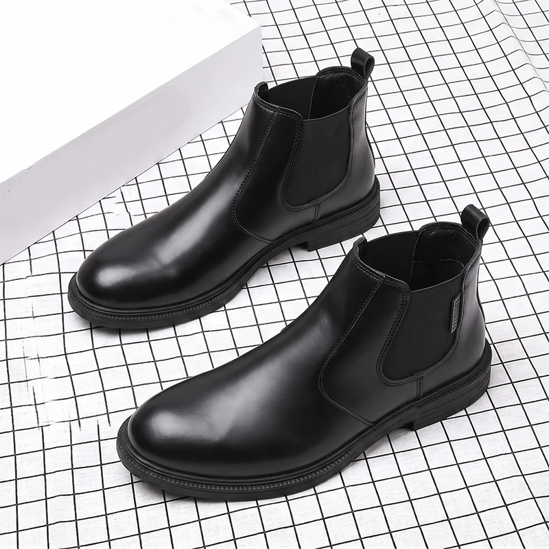 Men Leather Chelsea Ankle Boot - Men Formal Wear With Boots review and price