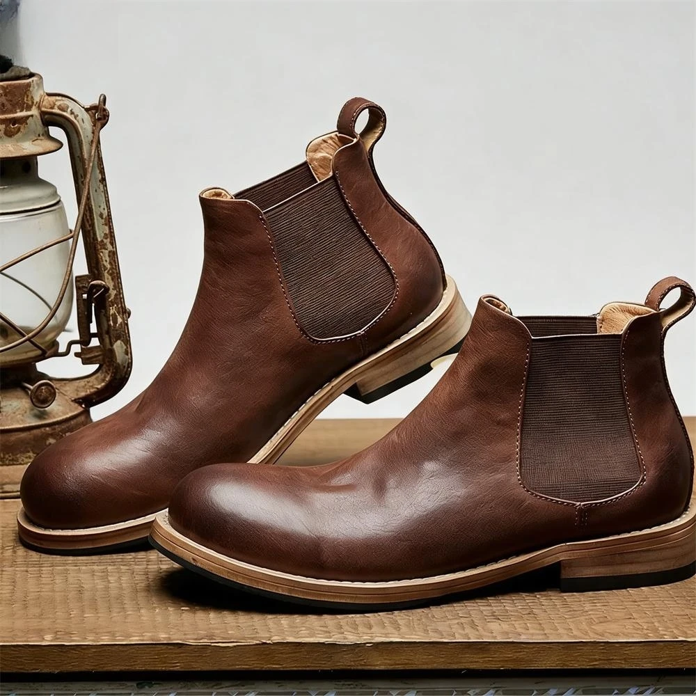 Men's Elastic Gores Chelsea An - Formal Men Daily Wear Footwear review and price
