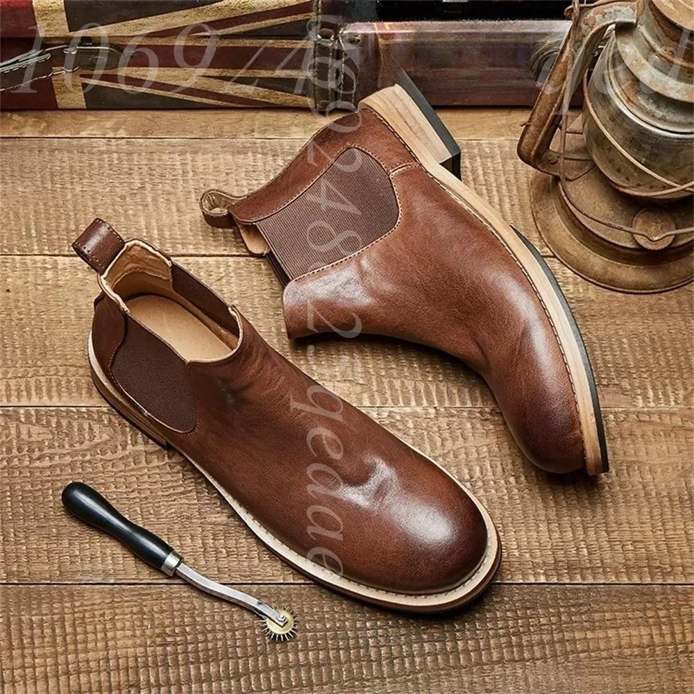 Men's Elastic Gores Chelsea An - Formal Men Daily Wear Footwear review and price