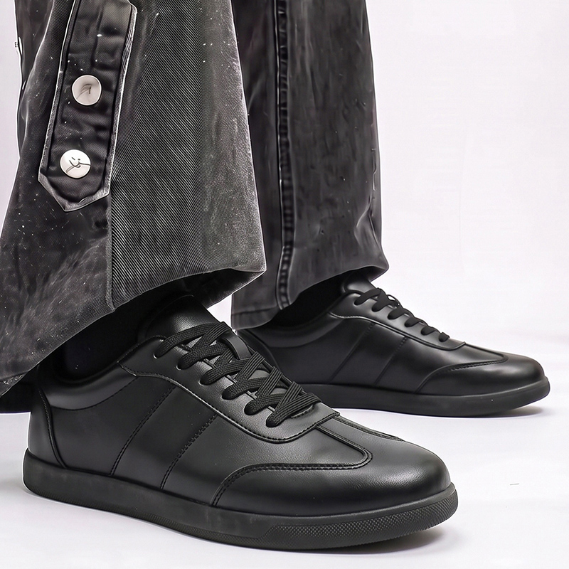 Versatile Men's Genuine Leathe - Men Formal Wear All Black review and price