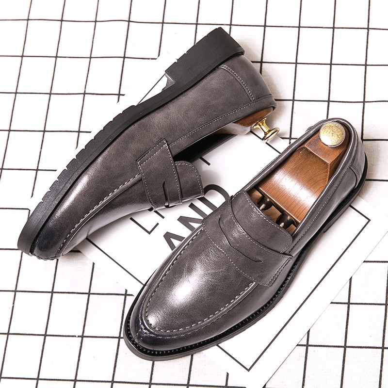 Men Vintage Faux Leather Penny - Formal Men Daily Wear Footwear review and price