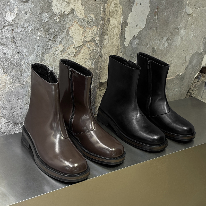 Vintage Mens Boots Luxury Hand - Men Formal Wear With Boots review and price