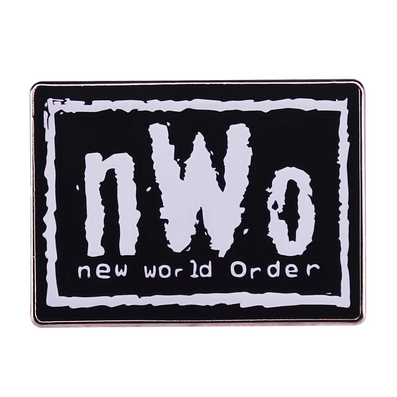 Nwo New Wor Ld Order Enamel Pi - Tuxedo Lapel Pin review and price