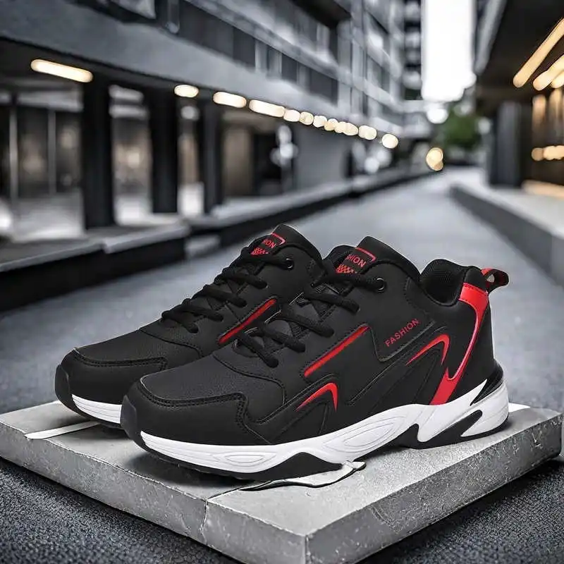Cold-proof Spring Gym Sneakers - Men Formal Wear All Black review and price