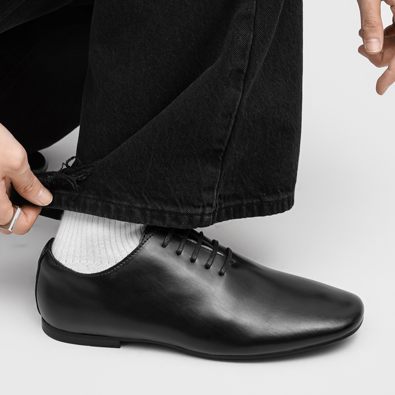 Men's Lace‑Up Oxford Dress Sho - Formal Men Daily Wear Footwear review and price